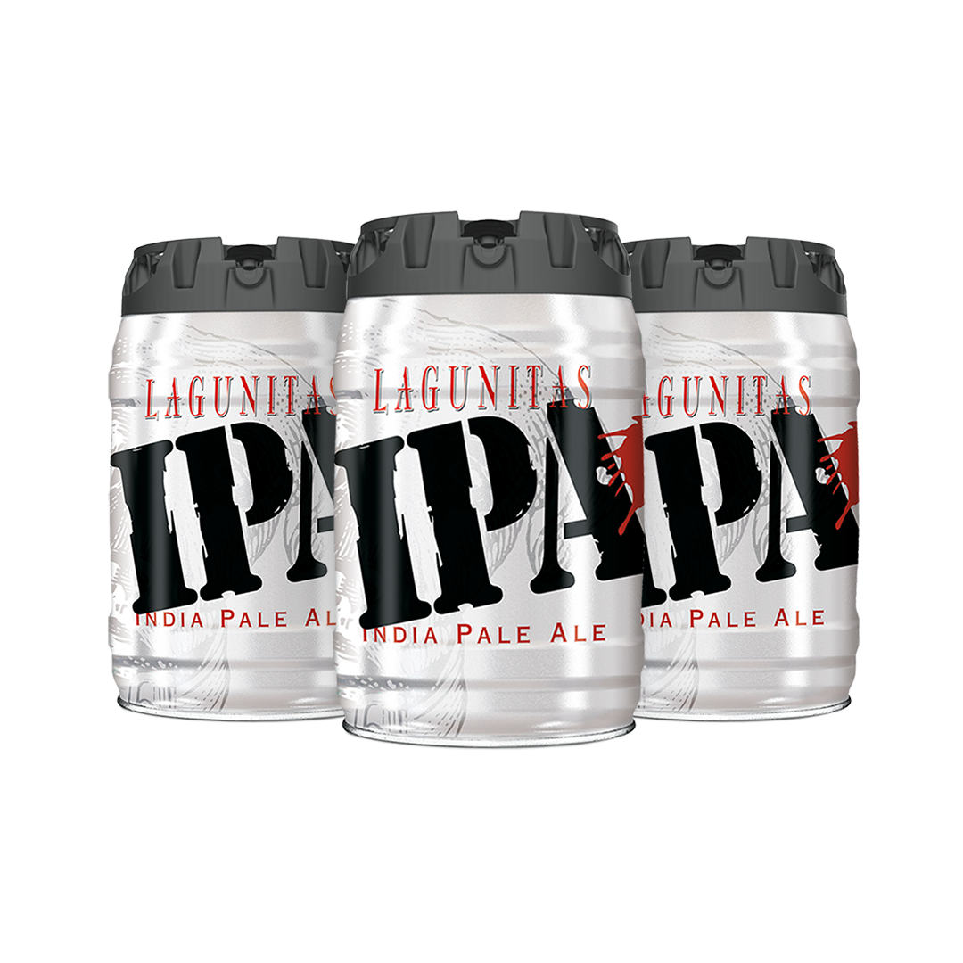 3x Lagunitas IPA-pakket | Biervaten van 5 liter | Beerwulf