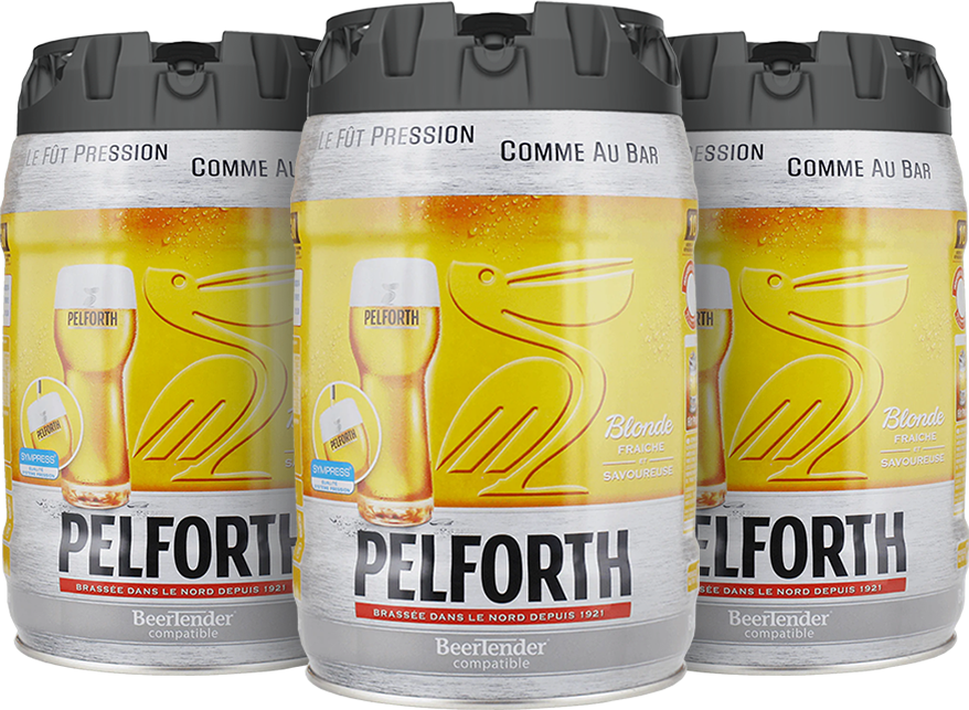 Pelforth Blonde - 3x Fût de 5L