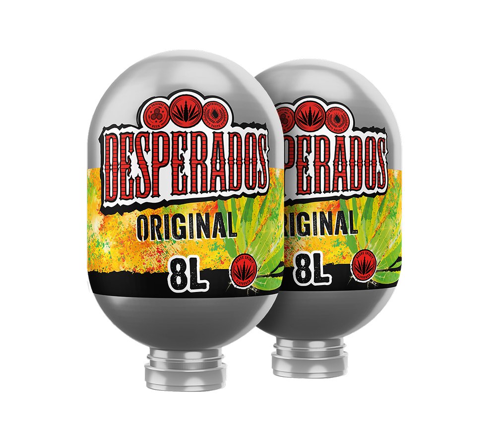 Bundle 8L Desperados Original Kegs.