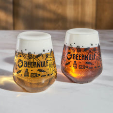Beer merchandise collection featuring branded glasses, shirts, and accessories – ideal gifts for beer enthusiasts
