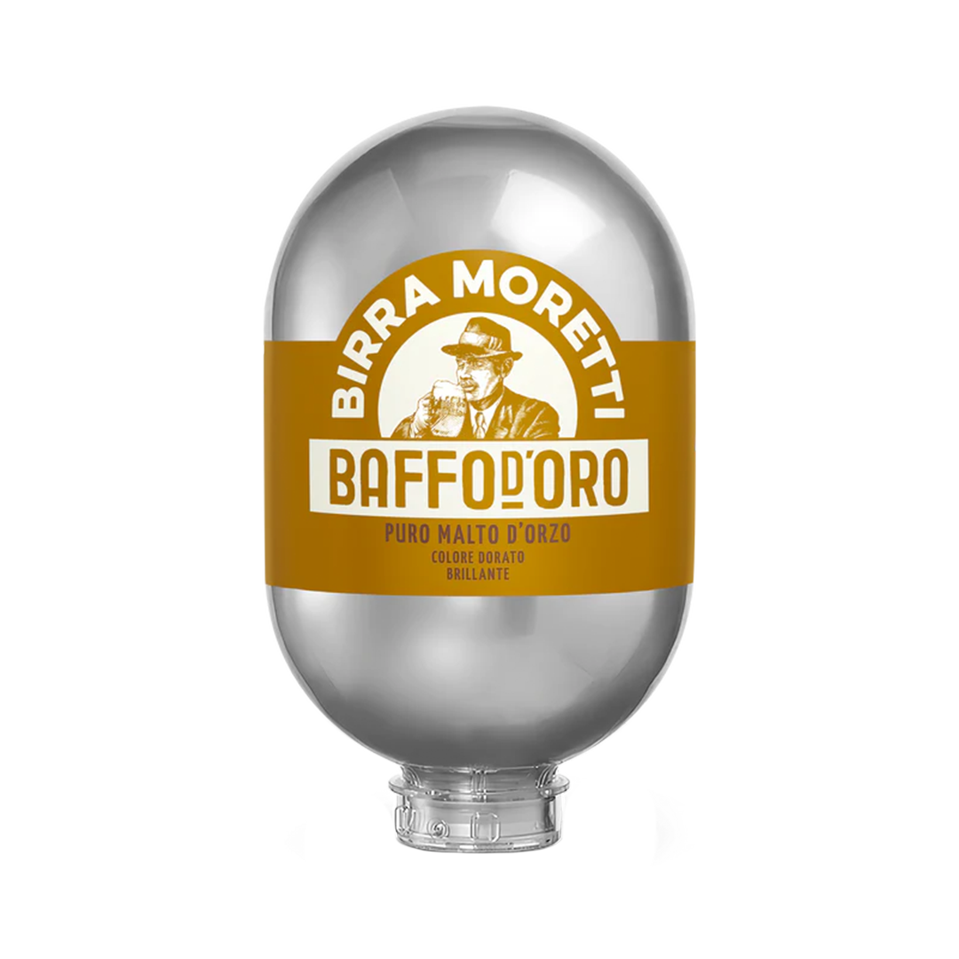 Birra Moretti Baffo d'Oro - 8L BLADE Fass