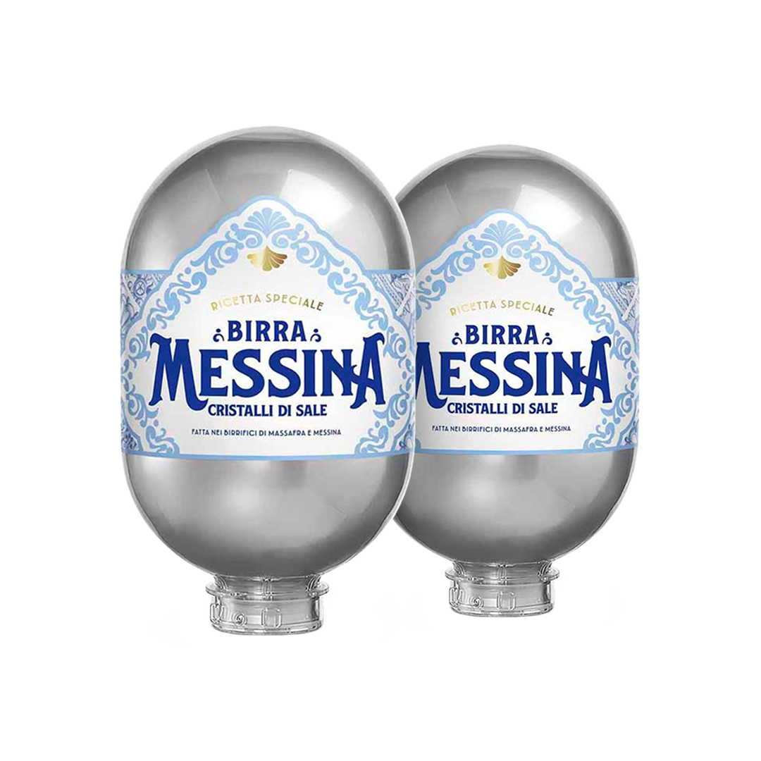 UE - Lot Birra Messina - 2 BLADE de 8 litres