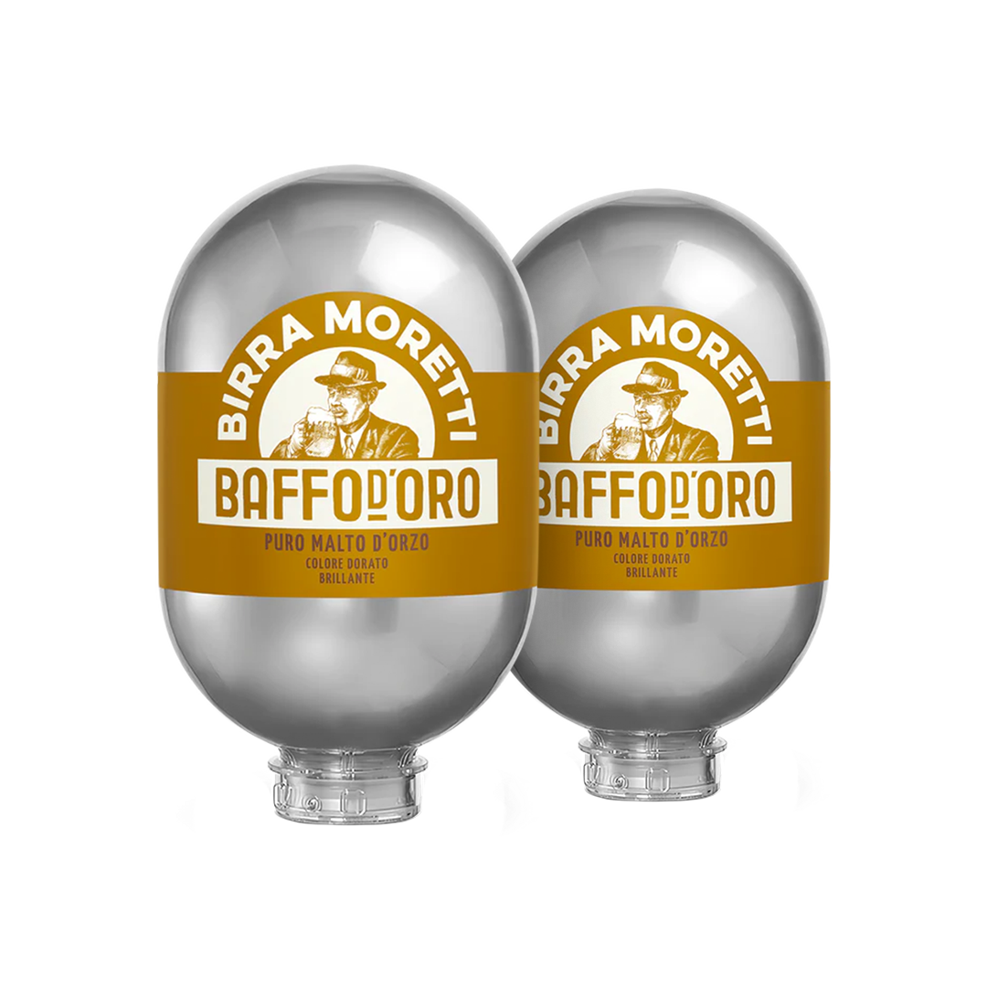 Birra Moretti Baffo D'Oro - 2x8L BLADE Fass