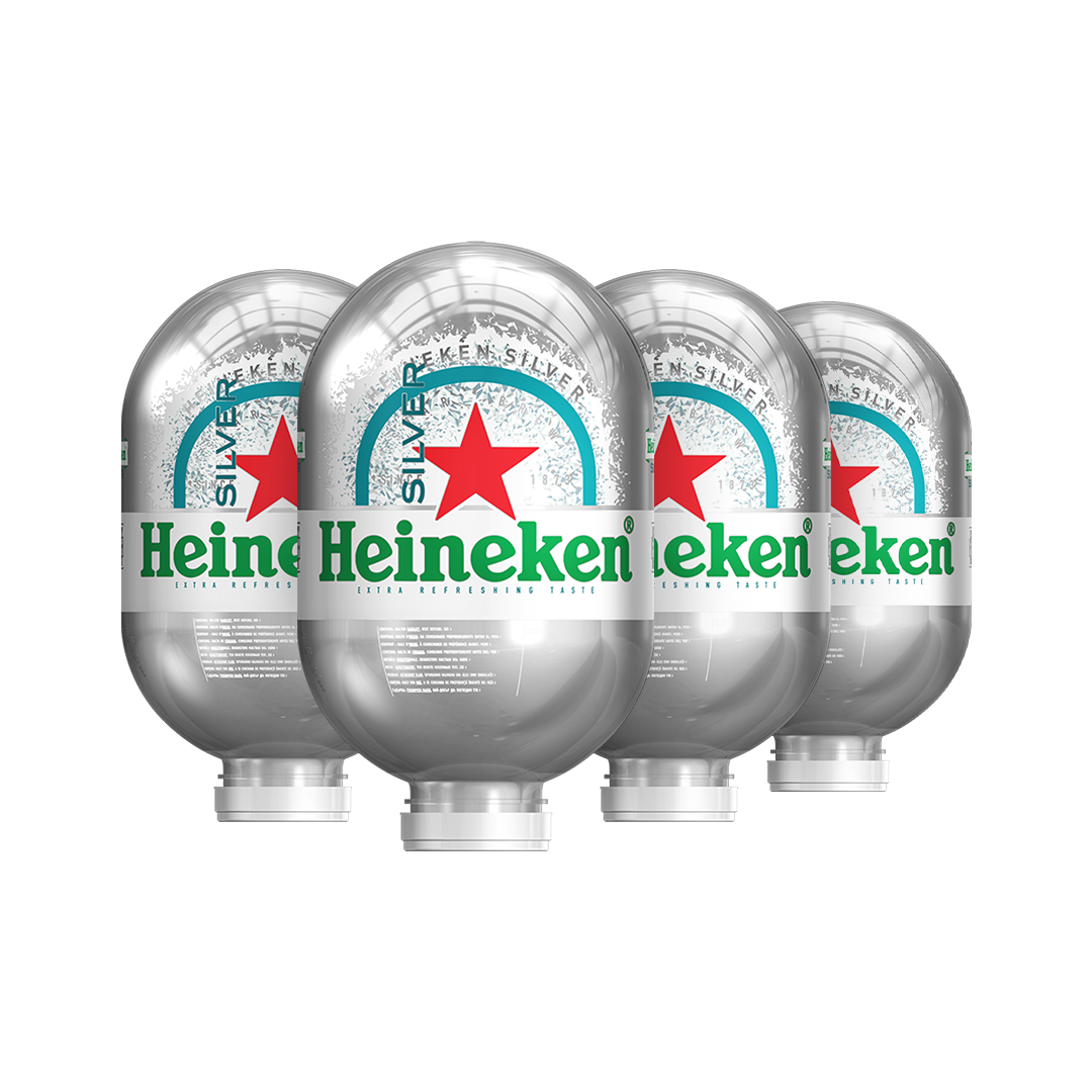 EU - Heineken Silver - 4x 8L BLADE Biervaten