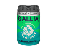 Gallia 5L keg designed for use with BeerTender home draft systems.