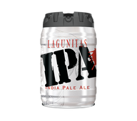 Lagunitas 5L keg designed for use with BeerTender home draft systems.