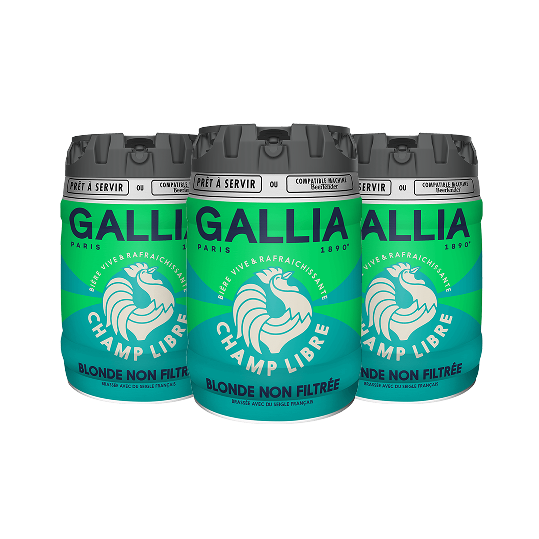 Gallia Champ Libre - 3x Fut de 5L