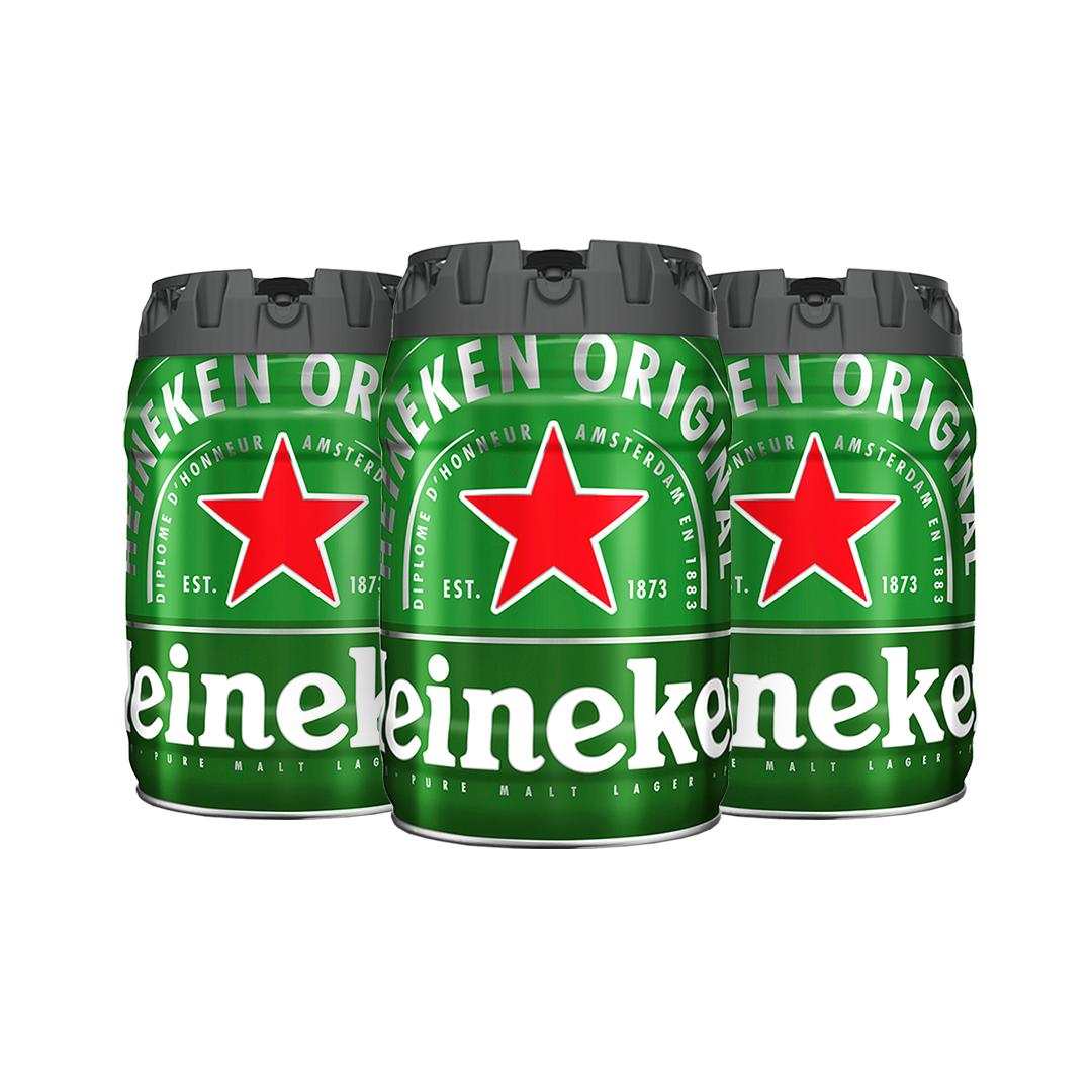 Heineken-pakket - 3 biervaten van 5 liter - MP