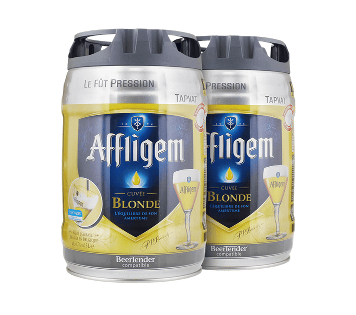 2x Affligem Blond - 5 liter biervaten