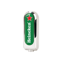 A Heineken tap handle for the BLADE beer machine.