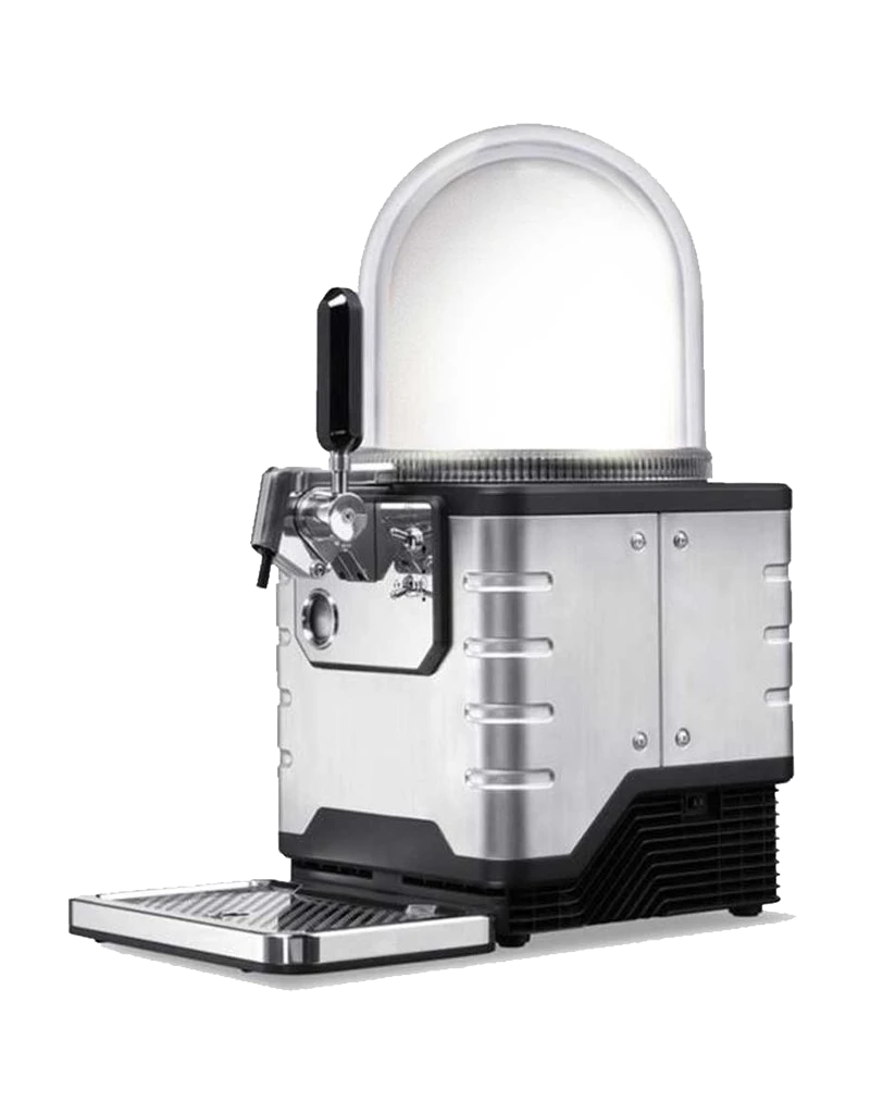A BLADE beer machine seen from a diagonal angle.