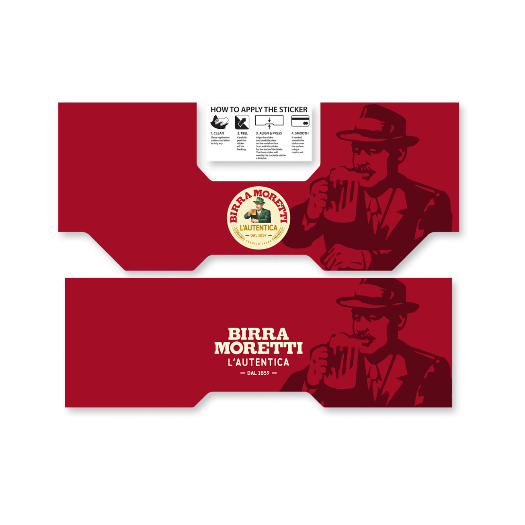 Birra Moretti BLADE Aufkleber