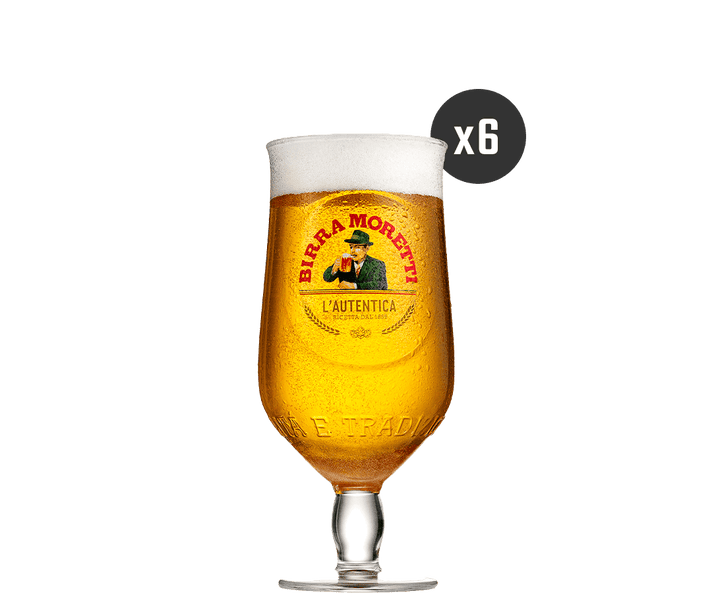 Coffret de Verres Birra Moretti