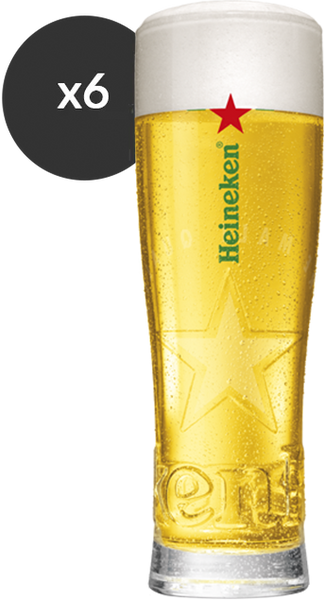 Set Da 6 Bicchieri Da Birra Pilsner In Vetro 473 Ml – Alti E Sottili, Perfetti Per Bar, Pub, Feste E Regali, Lavabili In Lavastoviglie - 3