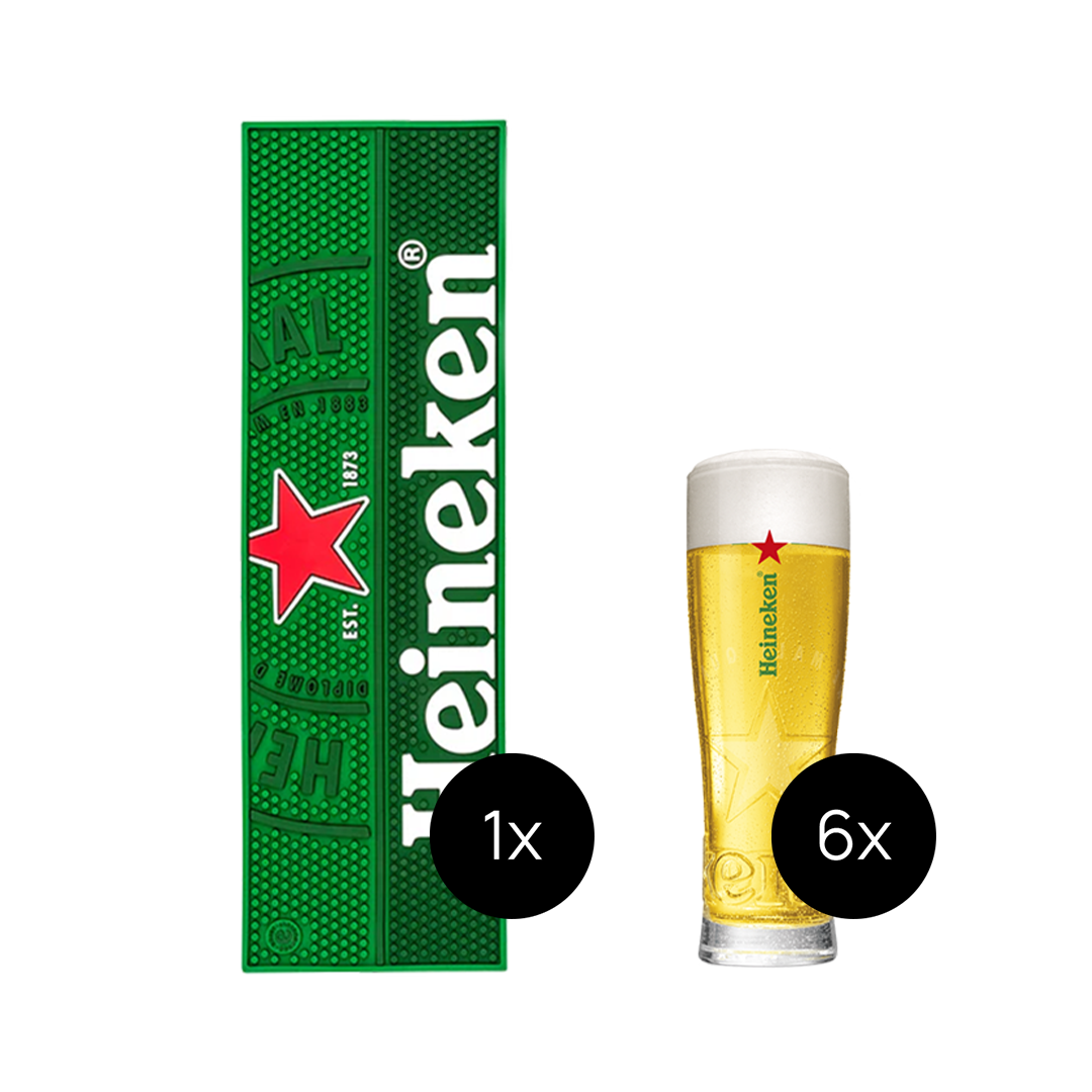 Heineken® Hausbar Zubehör-Set