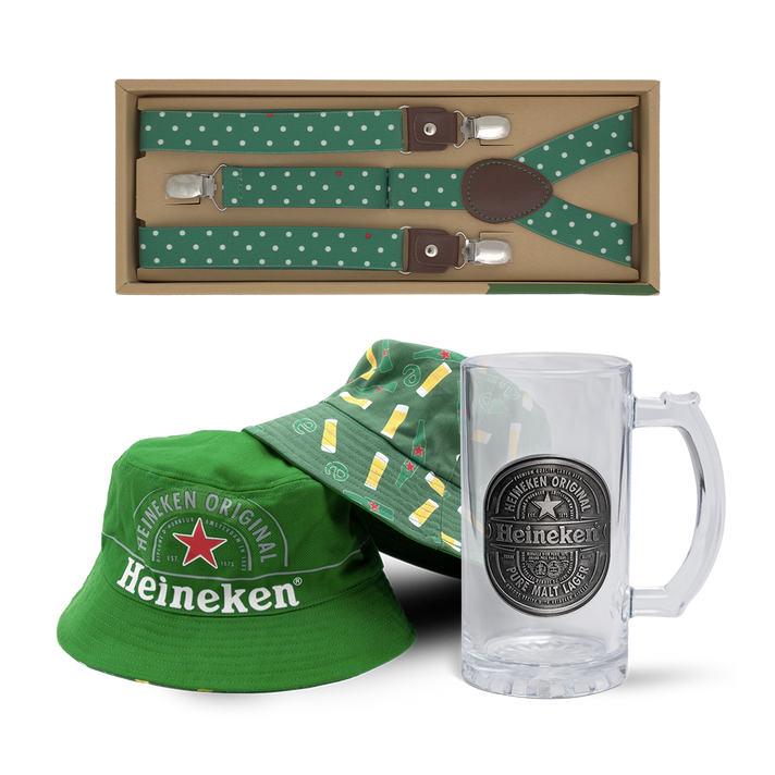 Ensemble Oktoberfest - 3x Accessoires Heineken