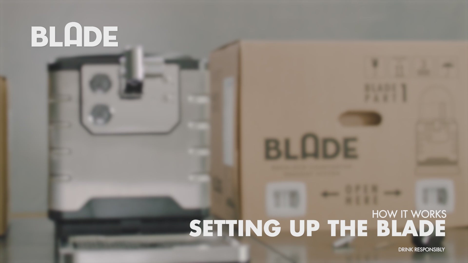 A video showing how to set up the BLADE beer machine